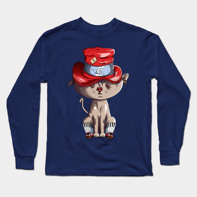 sage cat Long Sleeve T-Shirt by abdoos